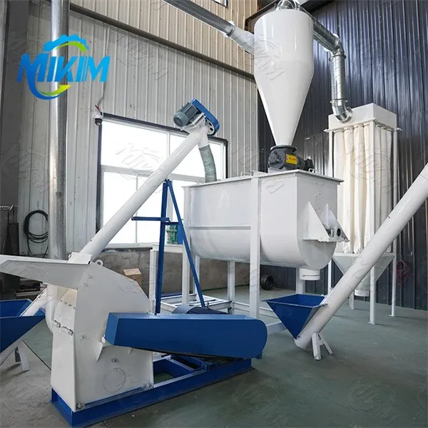 Agricultural chicken feed production line